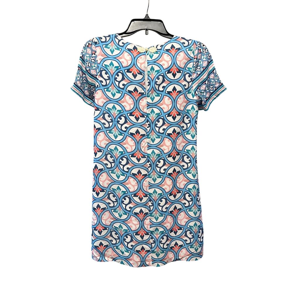 Molly Bracken Windmill Shift Dress in Multi Print, Size Small
